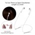 5 in 1 Silicone Cover Case Earphone Set for Airpods Headset Earhook Accessories gray