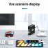 5 in 1 USB Hub 75W Multiport USB Charging Station Hub Adapter PD USB Splitter QC3 0 Fast Charging Rotation Stand UK Plug