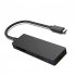 5 in 1 Usb C Hub Type c To Forhdmi 4k Multiport Adapter Usb2 0 3 0 Forhdmi Card Reader black