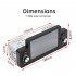 5 inch 1 Din Car Mp5 Player Bluetooth Mp4 Radio for Carplay Mobile Phone Interconnected Black