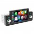 5 inch 1 Din Car Mp5 Player Bluetooth Mp4 Radio for Carplay Mobile Phone Interconnected Black