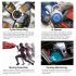 5 inch Rearview Mirror Car Dvr Dash Cam 1080P 2 5d Touch Night Vision Front Rear HD Video Driving Recorder