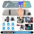5 inch Rearview Mirror Car Dvr Dash Cam 1080P 2 5d Touch Night Vision Front Rear HD Video Driving Recorder