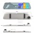 5 inch Rearview Mirror Car Dvr Dash Cam 1080P 2 5d Touch Night Vision Front Rear HD Video Driving Recorder