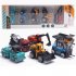 5 piece Set 1 64 Alloy Engineering  Vehicle  Model Excavator Mixer Forklift Truck Educational Model Toys Modern