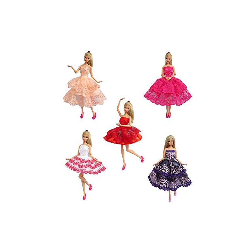 5 set of Handmade Dresses Clothes doll