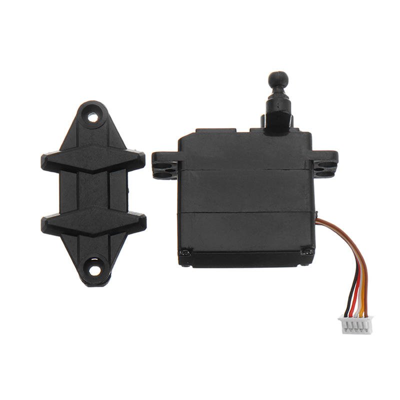 5-wire 2.2kg 19g Servo with Plastic Gear for Xinlehong 9125 1/10 RC Car Parts No.25-ZJ04 as shown