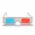 50 100 Pcs Universal Paper Anaglyph 3D Glasses Paper 3D Glasses View Anaglyph Red Blue 3D Glass for Movie Video