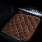50*53CM 12V Car Seat Heater Plush Electric Heated Seats Interior Accessories Love brown