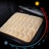 50 53CM 12V Car Seat Heater Plush Electric Heated Seats Interior Accessories Rhombus Beige