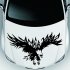 50   80cm Animal Eagle Car styling Motorcycle Car Sticker Vinyl Decal black