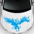 50   80cm Animal Eagle Car styling Motorcycle Car Sticker Vinyl Decal blue