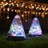 50 Leds Solar Starry Sky Light With Remote Control 8 Lighting Modes 3 Adjustable Brightness IP65 Waterproof Outdoor Courtyard Light  132 x 132 x 160mm  Warm Whi