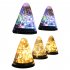 50 Leds Solar Starry Sky Light With Remote Control 8 Lighting Modes 3 Adjustable Brightness IP65 Waterproof Outdoor Courtyard Light  132 x 132 x 160mm  Warm Whi