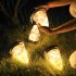 50 Leds Solar Starry Sky Light With Remote Control 8 Lighting Modes 3 Adjustable Brightness IP65 Waterproof Outdoor Courtyard Light  132 x 132 x 160mm  colorful