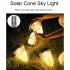 50 Leds Solar Starry Sky Light With Remote Control 8 Lighting Modes 3 Adjustable Brightness IP65 Waterproof Outdoor Courtyard Light  132 x 132 x 160mm  colorful