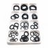 50 pcs Nitrile Rubber O rings Sealing Washers with Box Repair