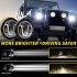 500 W 30000LM 7 inch LED Headlights For Jeep Wrangler Led Beam Headlamp H4 H13  single row trisomy  V type Led Headlight