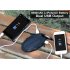 5000mAh Solar Charger has 2 USB Charging ports  an IP65 Weatherproof and Dust proof rating and uses a 1 2W Mono crystalline solar panel for recharging on the go