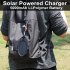 5000mAh Solar Charger has 2 USB Charging ports  an IP65 Weatherproof and Dust proof rating and uses a 1 2W Mono crystalline solar panel for recharging on the go
