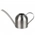 500ml Long Mouth Pot Sprinkling Portable Stainless Steel Household Outdoor Watering Can Flowers Gardening Tools Silver