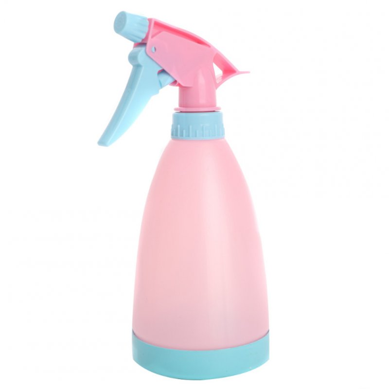 500ml Multifunctional Hand-held Manual Watering Bottle Water  Sprayer For Irriagtion Pink