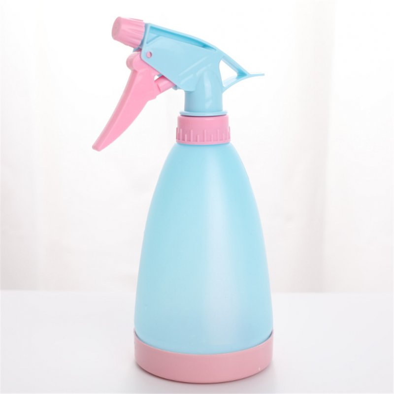 500ml Multifunctional Hand-held Manual Watering Bottle Water  Sprayer For Irriagtion Blue