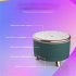 500ml Ultrasonic Household Mini Humidifier Low Noise Large Capacity Aroma Essential Oil Diffuser Dark Green EU Plug