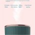 500ml Ultrasonic Household Mini Humidifier Low Noise Large Capacity Aroma Essential Oil Diffuser Dark Green EU Plug