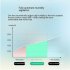 500ml Ultrasonic Household Mini Humidifier Low Noise Large Capacity Aroma Essential Oil Diffuser Dark Green EU Plug
