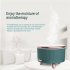 500ml Ultrasonic Household Mini Humidifier Low Noise Large Capacity Aroma Essential Oil Diffuser Black EU Plug