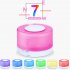 500ml ultrasonic humidifier Household Air Humidifier Colorful Lights Air Purifying Mist Maker white U S  regulations