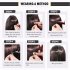 500pcs Silicone Micro Ring Aluminium Rings Links Beads Hair Extensions Tools for Human Hair Black