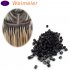 500pcs Silicone Micro Ring Aluminium Rings Links Beads Hair Extensions Tools for Human Hair brown
