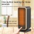 500w Fan Heater 120 Degree Wide Angle Portable Fast Heating Electric Heater for Bedroom Office Indoor Use US Plug