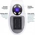 500w Portable Electric Heater Led Display Remote Control Household Radiator Warmer Machine with Timer EU Plug