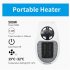 500w Portable Electric Heater Led Display Remote Control Household Radiator Warmer Machine with Timer UK Plug
