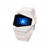50M Multifunction Wristwatch Men Sport Airplane Design LCD Alarm Men Sport Cuff Watch Band white