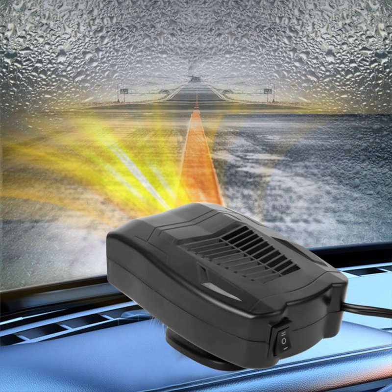 Car Heater Plug-in Cigarette Lighter Heating/Cooling Fan Windshield Defroster Demister 12V/24V Universal Heater 24V