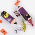 50Pcs Funny Cartoon Pencil Shaped Halloween Pattern Candy Box for Party Supplies Orange