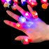 50Pcs Luminous Rings LED Flashing Finger Cartoon Light Party Toys for Kids Christmas ring