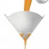 50Pcs Purification Cup Micron Nylon Cone Paper 100 Mesh Paint Filter white