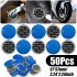 50Pcs Rubber Tire Patches Repair Tool 2 24 Inches Round Radial Tyre Rubber Patches Kit For Car Truck Bus Tractor Vehicle As shown