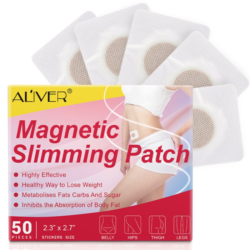 50Pcs/box Magnetic Slimming Patch Navel Sticker Natural Fat Burner Weight Lose Paste 50PCS