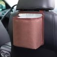  Brown Storage Pouch Seat Back Pocket 