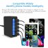 50W Quick Charge 3 0 5 Port USB Charger Adapter Mobile Phone Fast Charger for iPhone Samsung Xiaomi Tablet Charger black AU