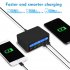 50W Quick Charge 3 0 5 Port USB Charger Adapter Mobile Phone Fast Charger for iPhone Samsung Xiaomi Tablet Charger black AU