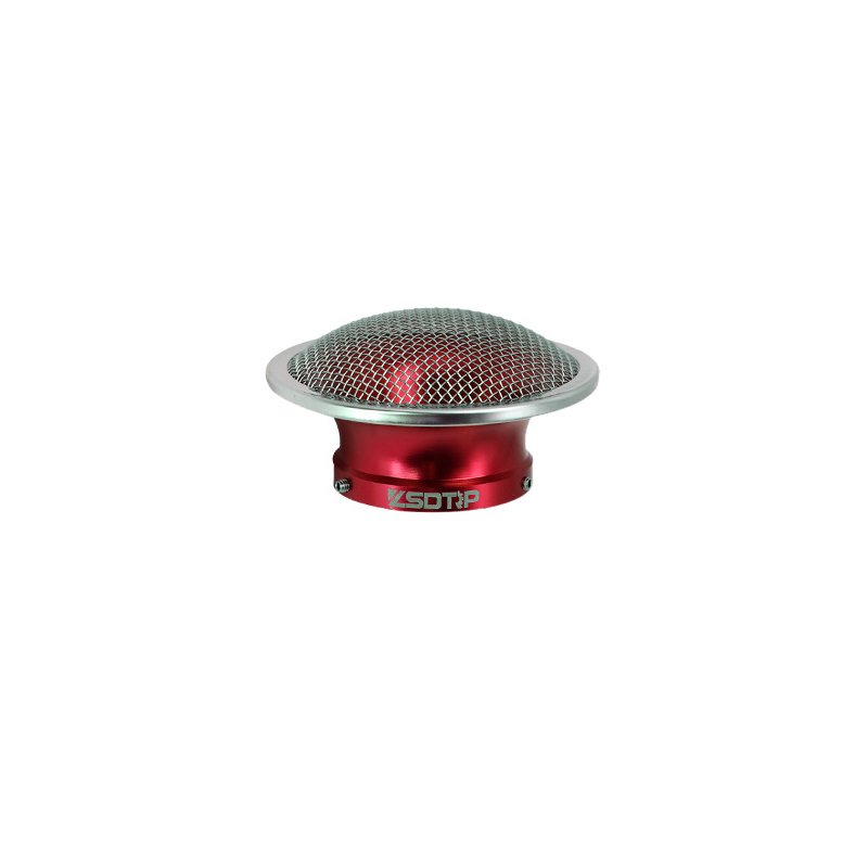 50mm Motorcycle Air Filter Wind Horn Cup Alloy Trumpet with Guaze for PWK28/30mm PE 28/30mm Carburetor 50mm red