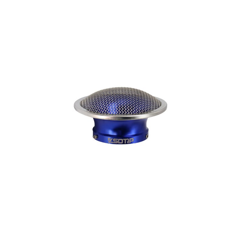 50mm Motorcycle Air Filter Wind Horn Cup Alloy Trumpet with Guaze for PWK28/30mm PE 28/30mm Carburetor 50mm blue