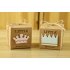 50pcs Baby Shower Candy Box Little Prince Princess Crown Kraft Boxes Girl Boy Birthday Favors